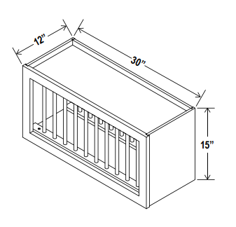 Accessories - Wall Plate Rack - White - Shaker