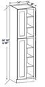 Tall Cabinet Pantry-4D 24"W x 96"H x 24"D-Espresso-Shaker